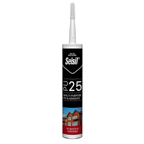 Selsil Pu Mastik Siyah (25/Koli)✓